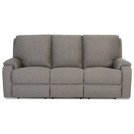 Casual Power Reclining Sofa with Power Headrests / Lumbar and XMS Massage with Heat Therapy